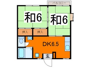 相馬駅 徒歩20分 2階の物件間取画像